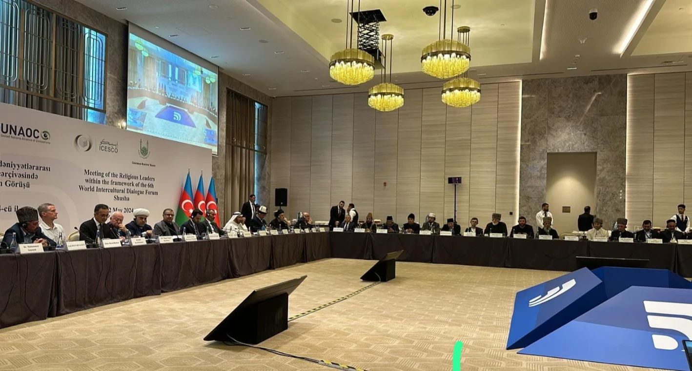Riunione plenaria VI Forum Mondiale sul Dialogo Interculturale. Shusha Azerbaijan
